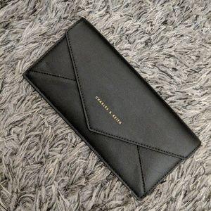 BRAND NEW Charles and Keith black wallet